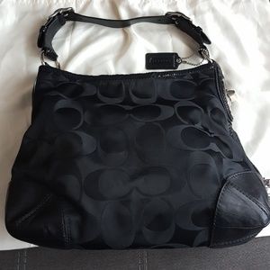 Coach Black Hobo
